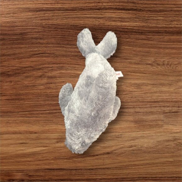 Aurora Plush Dolphin Stuffed Animal Toy gray  ocean sea  10" - Picture 5 of 10